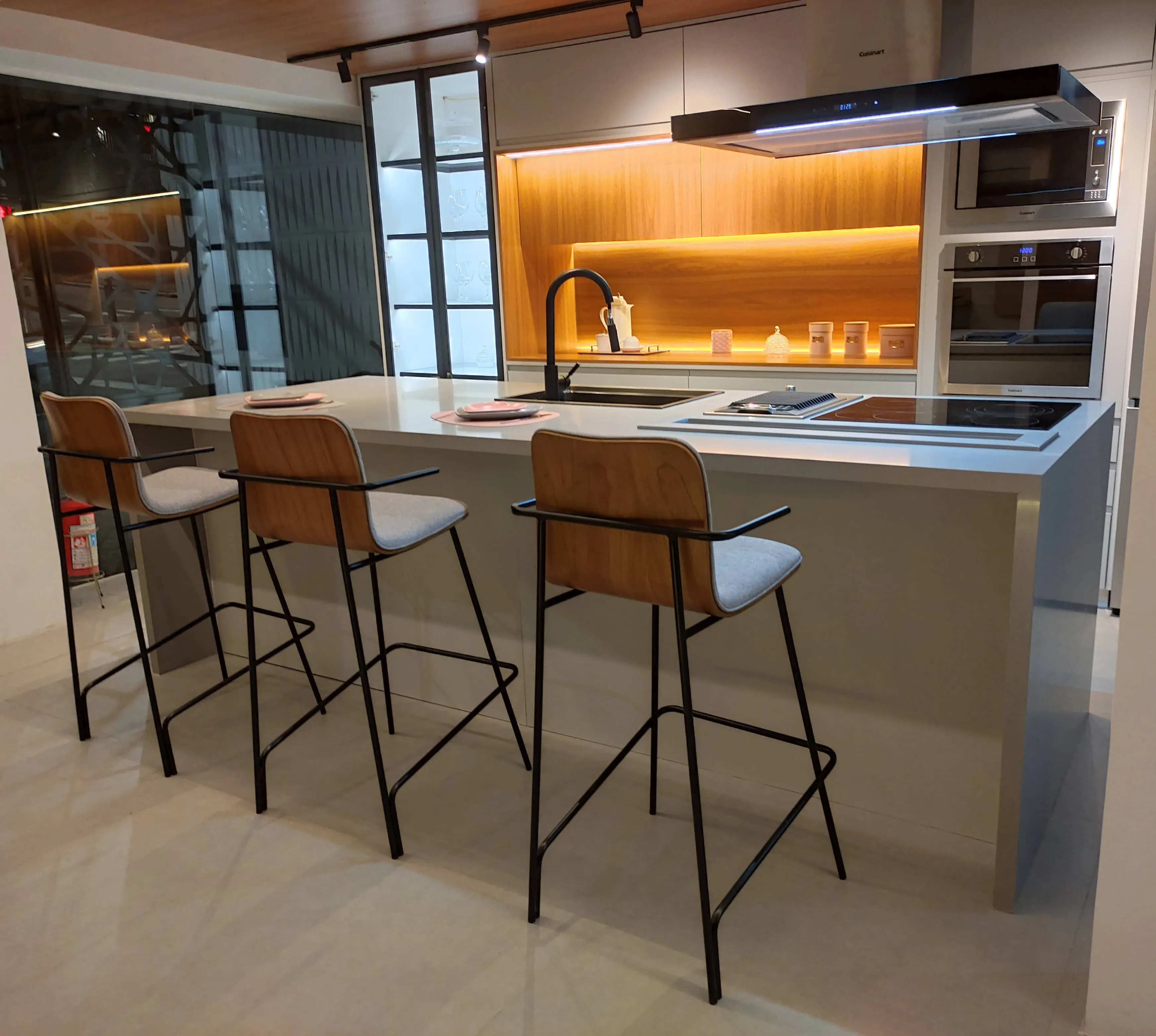 Cozinha planejada na Vila Olímpia
